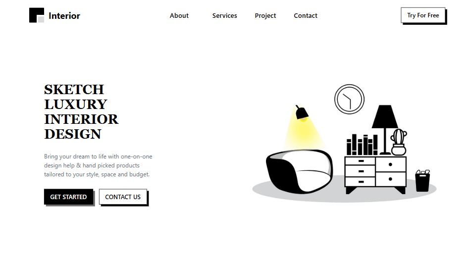 Interior Design Website.