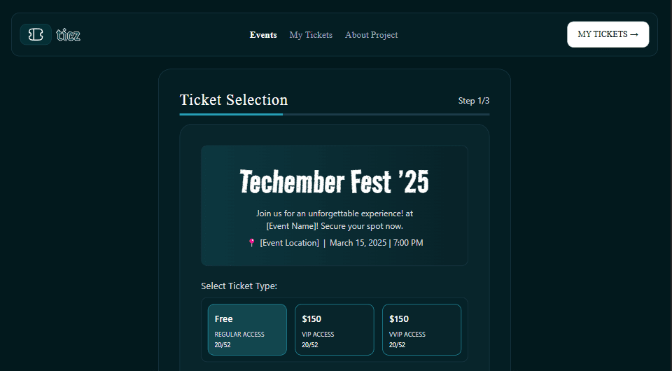 Ticket Generator